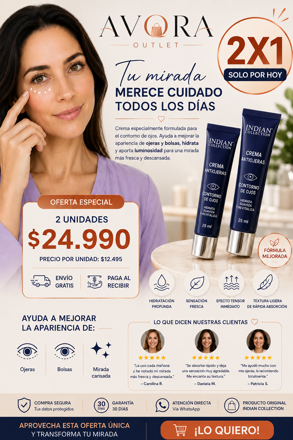 CREMA ANTIOJERAS INDIAN COLLECTION 25ML