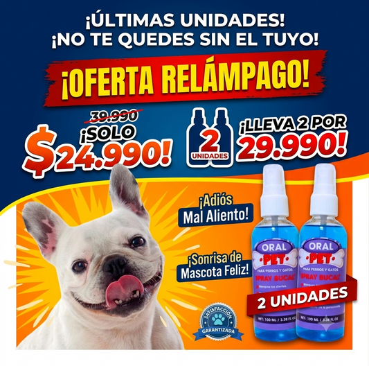 OralPet - Aliento Fresco y Menos Sarro