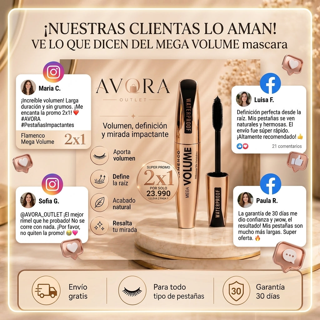 2 MASCARAS DE PESTAÑAS