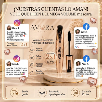 2 MASCARAS DE PESTAÑAS