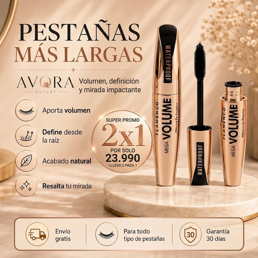 2 MASCARAS DE PESTAÑAS