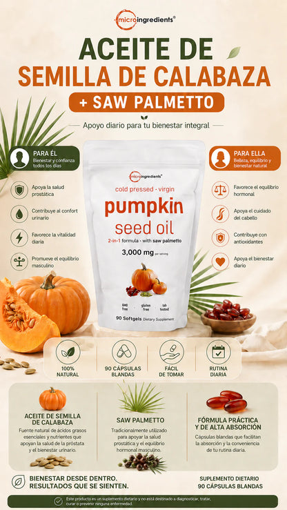 Pumpkin Vital - Nutrición para tu bienestar